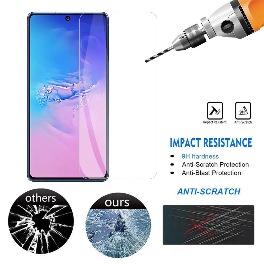 3 STK Beskyttende Hærdet Glas Til Samsung Galaxy S10 Lite S7 S6 S5 S4 S3 oprindelige beskyttende glas til samsung S10 Lite S 7 6