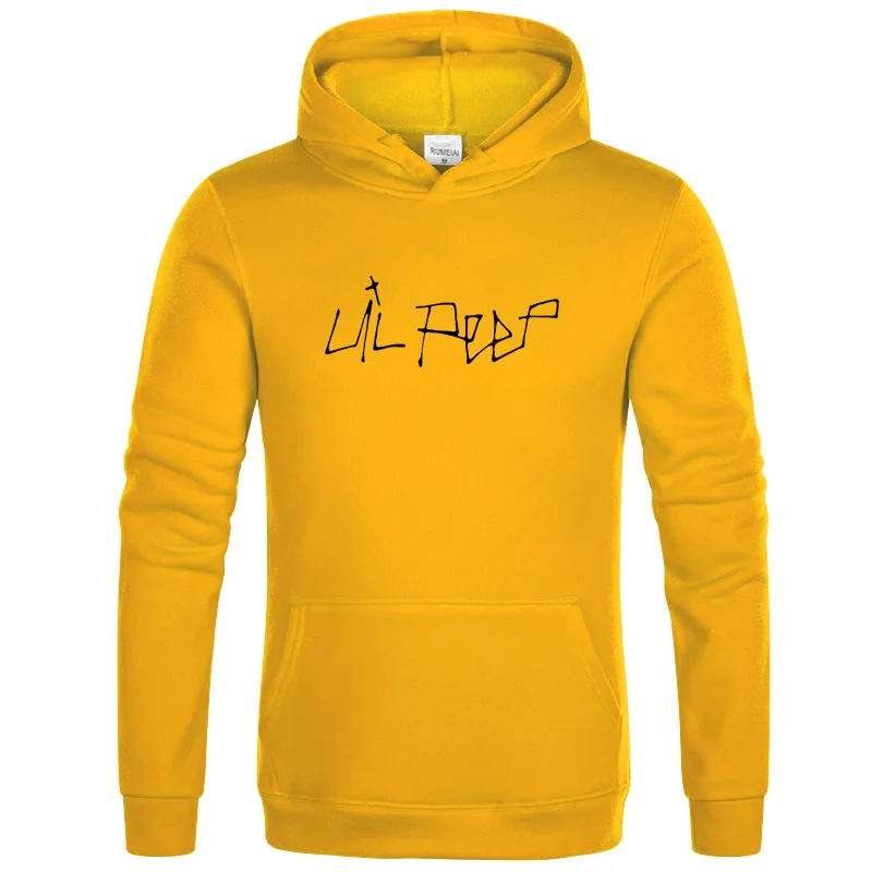 New Hip Hop Lil Peep Hættetrøjer Med Hat Til Mænd, Kvinder Unisex Sweatshirt Fleece Plus Size Forår, Efterår, Vinter Streetwear