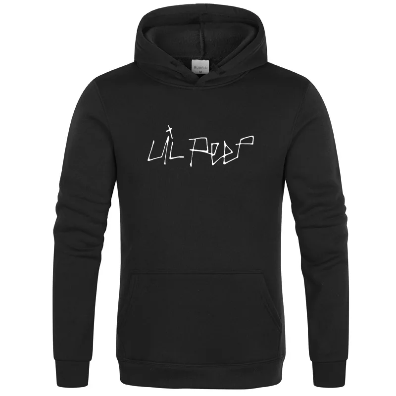 New Hip Hop Lil Peep Hættetrøjer Med Hat Til Mænd, Kvinder Unisex Sweatshirt Fleece Plus Size Forår, Efterår, Vinter Streetwear