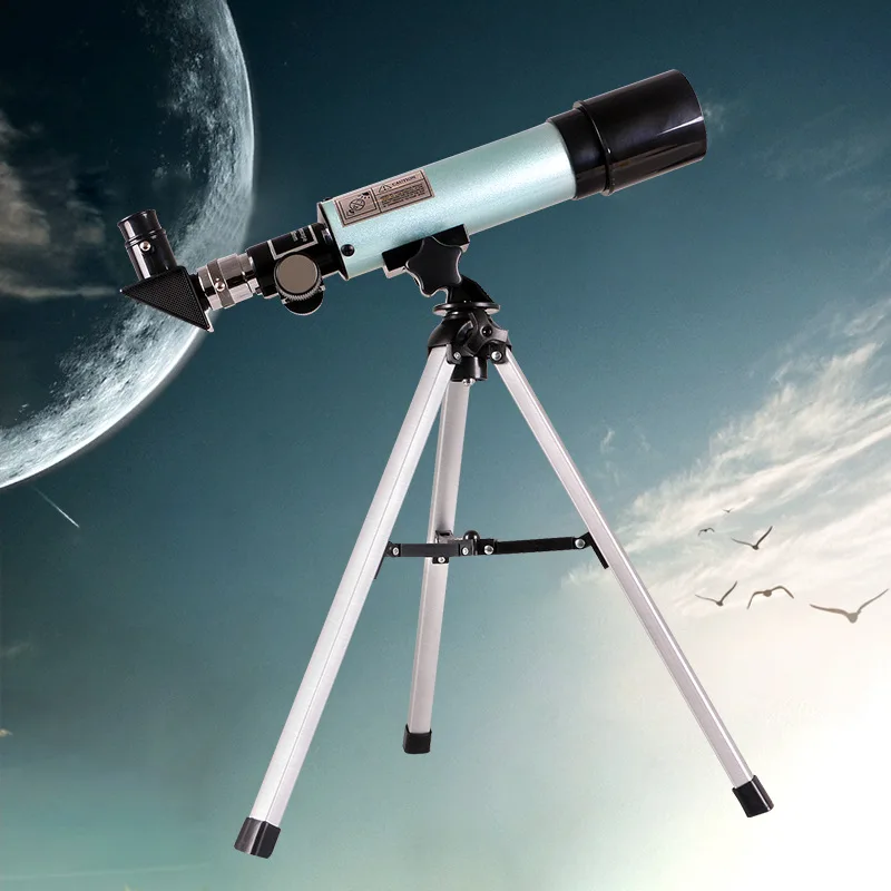 360x50 Udendørs Monokulare Teleskop Med Stativ Og 90x Zoom-Teleskop, Mest Passende Julegave Til Børn