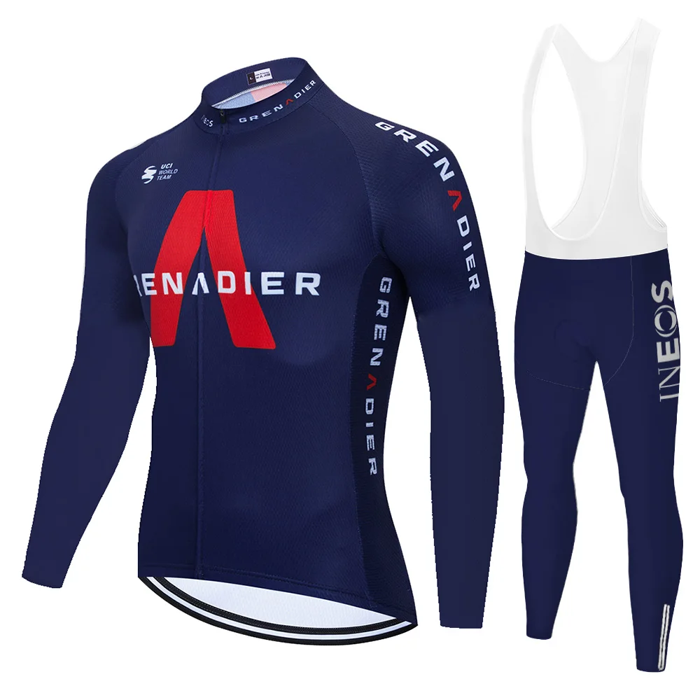 Pro team grenadier ineos maillot cyclisme homme sommer forår hurtig tør cykling passer til 2020 20D gel bike jersey sæt