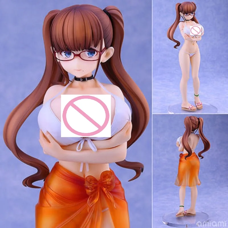 24cm Sexet Japan Anime Handling Figur Skytube Ohmune Hazumi Hvidt Badetøj Bikini Ver Model toy Gave Dekoration Dukke Samling
