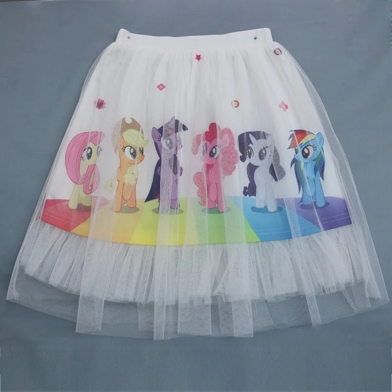 Tegnefilm Pige Kjole Prinsesse Sukienka Halv længde børnetøj til Frozen2 Kostume Kjole Princesse Kjoler Unicorn Vestido