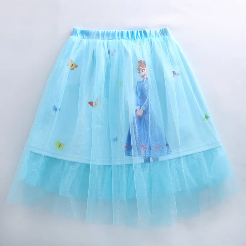 Tegnefilm Pige Kjole Prinsesse Sukienka Halv længde børnetøj til Frozen2 Kostume Kjole Princesse Kjoler Unicorn Vestido