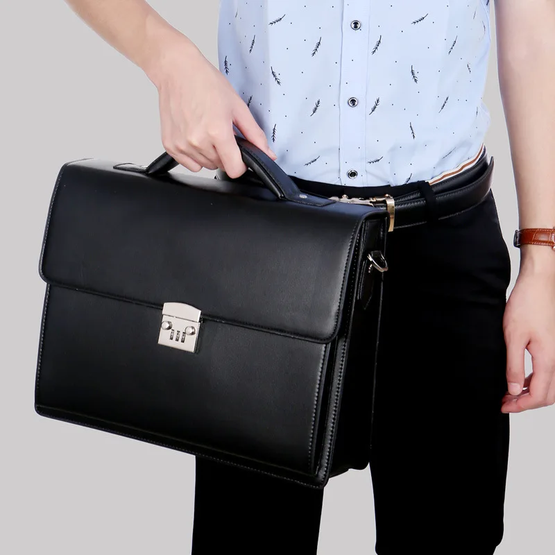 2020 Mandlige Pakke Taske-og erhvervsministeriet Enkelt Skulder ægte læder messenger computer taske kontor tasker for mænd briefcase