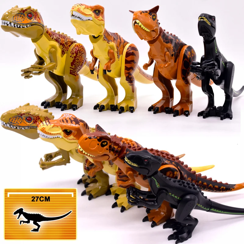Brutal Raptor Bygning Jurassic Blokke Verden 2 MINI-Dinosaur Tal Mursten Dino Legetøj Til Børn Legoed Dinosaurios Jul
