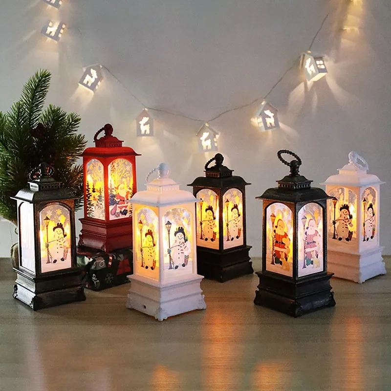 QIFU Christmas Light Ornamenter Glædelig Jul Indretning til Hjemmet 2020 Jul Noel Cristmas Indretning Xmas Gaver Nye År 2021
