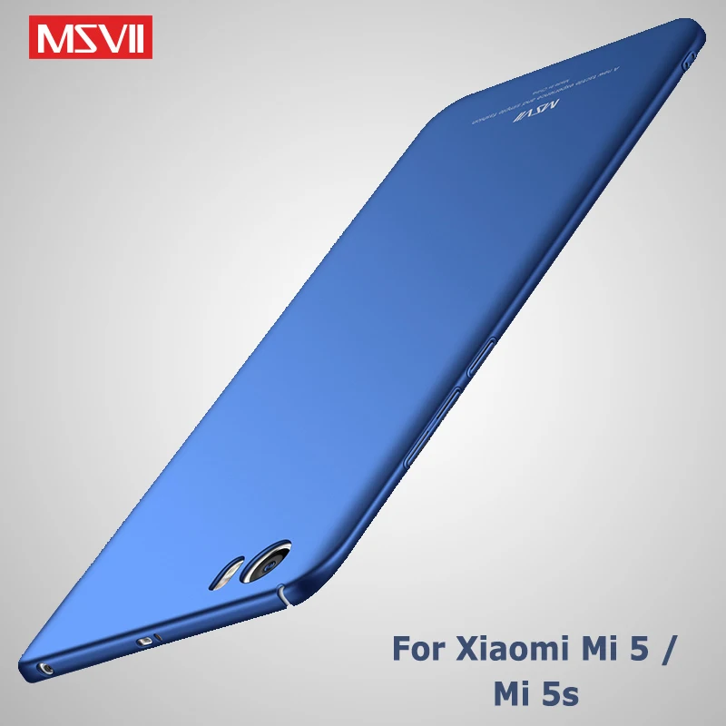 Mi 5 Tilfælde Msvii Mat Cover Til Xiaomi Mi5 Mi 5S Mi5x Pro Tilfælde Xiomi Mi5X MiA1 Hårdt PC Cover Til Xiaomi Mi A1 5 X Mi5 s Tilfælde