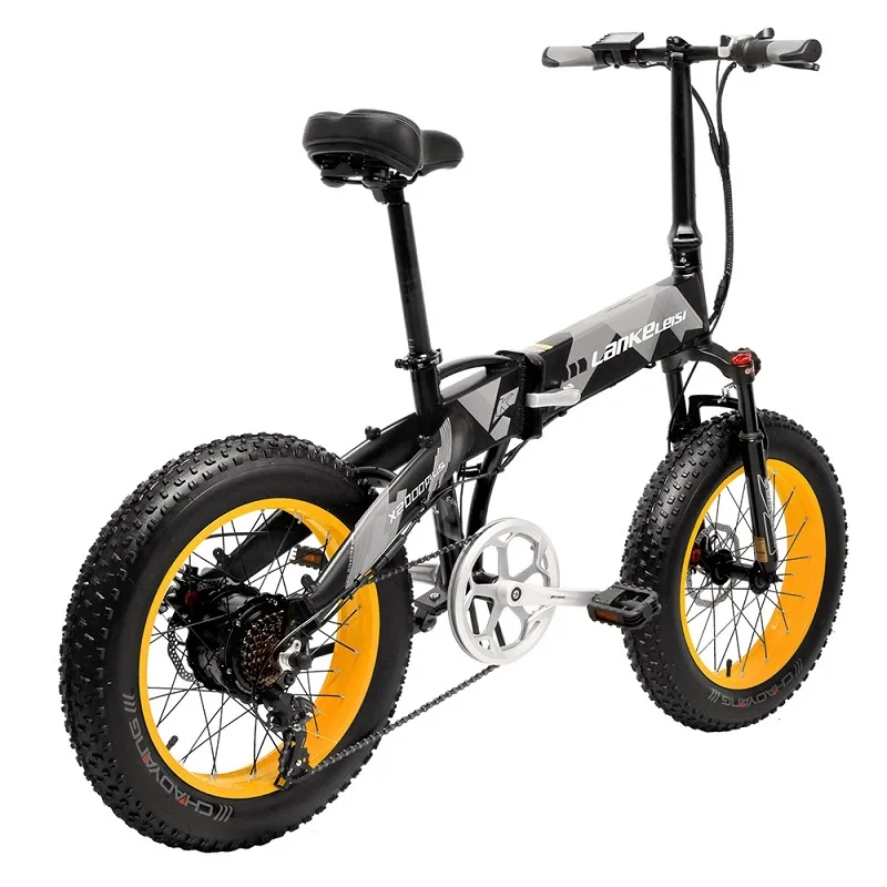 Fedt E-Bike 20 tommer Fat Tire Elektrisk Cykel 48V 1000W 12.8 AH LG Lithium Batteri El-Cykel Gratis Fragt