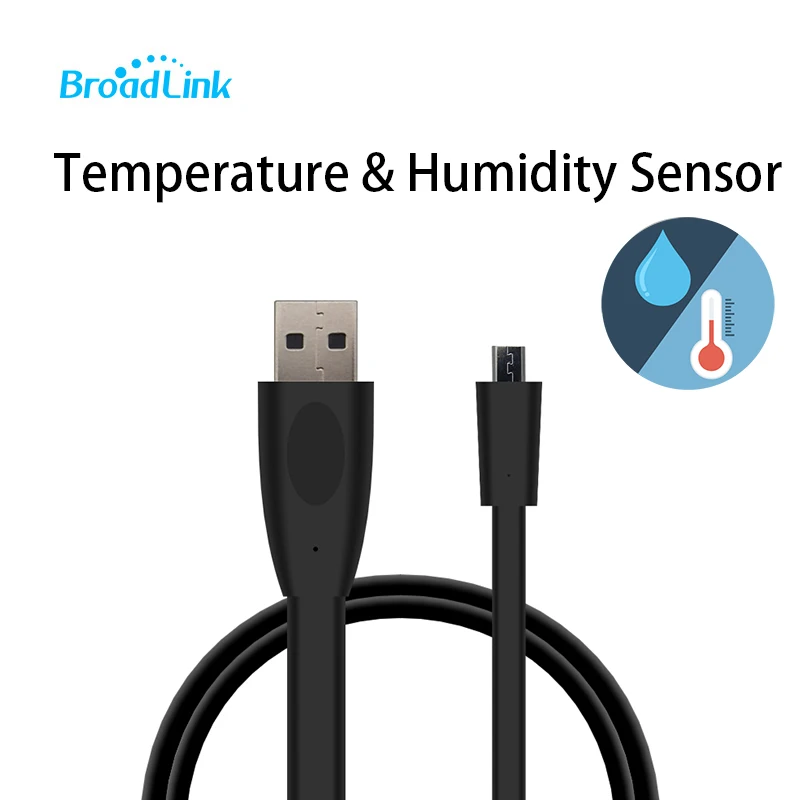 2021 Broadlink HTS2 USB-Port Tempetature Luftfugtighed Sensor Detector Arbejder Med Broadlink con RM4 mini RM4 Pro Smart Fjernbetjening