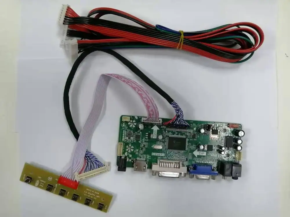 LCD-controller Driver yrelsen Kit til LM240WU2-SLB4 LM240WU2(SL)(B4) 1920X1200 HDMI+DVI+VGA-LCD-LED-skærm-Controller Board