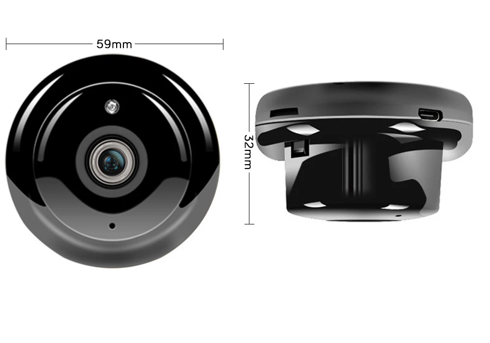 1080P Trådløse Mini WiFi Kamera Hjem Sikkerhed Kamera IP-CCTV-Overvågning IR Night Vision, Motion Detect babyalarm