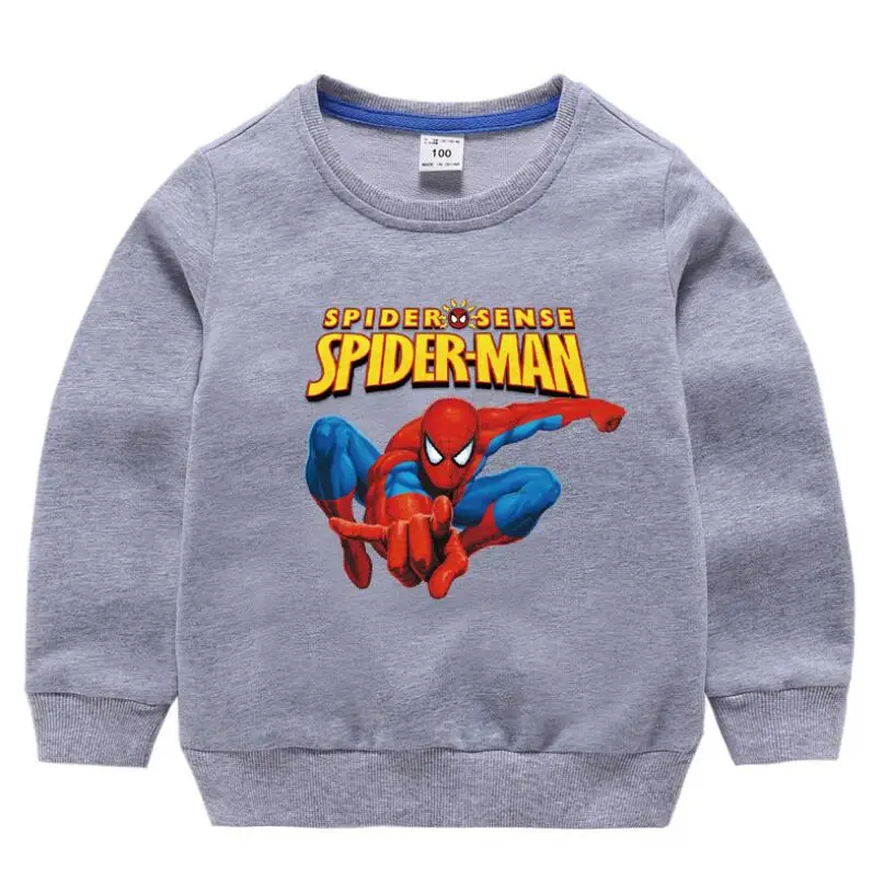 Spiderman kids hættetrøjer børn sweatshirts toddler Baby tøj, Drenge, Pige tøj efteråret Top t-shirt, Barn Sportstøj Pullover