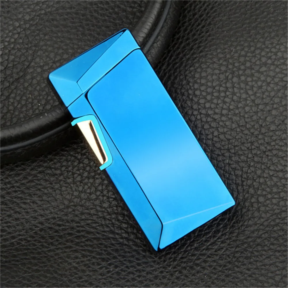 Cigaret-Lettere Personlighed Kreative Vindtæt USB-Opladning Touch Induktion Dobbelt Bue Plasma-Lightere Gadgets for Mænd