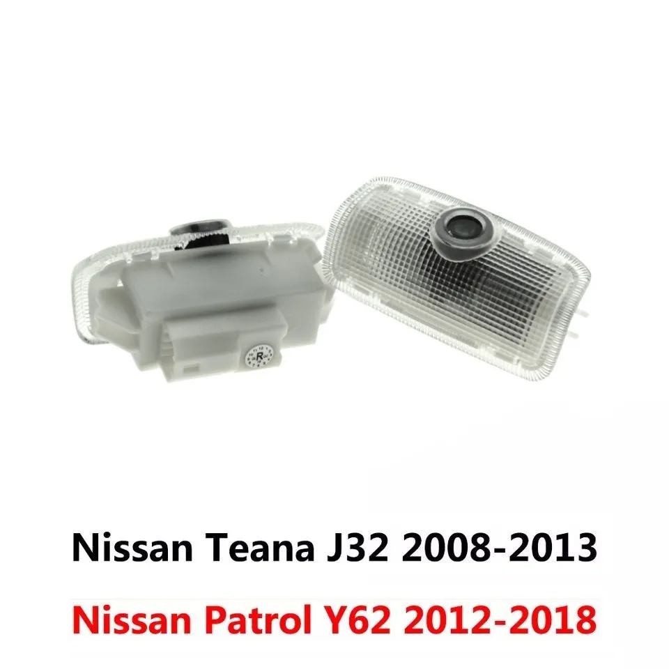 2X LED Bil Lys Ghost Projektor Logo Lys For Nissan Teana J31 J32 J33 Altima L31 L 32 L33 L34 Murano-Z50 Z51 Patrulje Y62