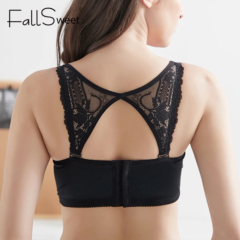 FallSweet Plus Størrelse Bh ' Er Til Kvinder Multi Måde Undertøj Sexy Lace Racerback Bh Push Up Brystholder Femme C D E Cup