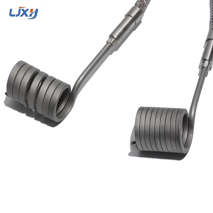 LJXH 16 mm Indvendig Diameter El-Hot Runner Spiral Spole Dyse Band Varmeapparater med K Termoelement 3x3mm tværsnit