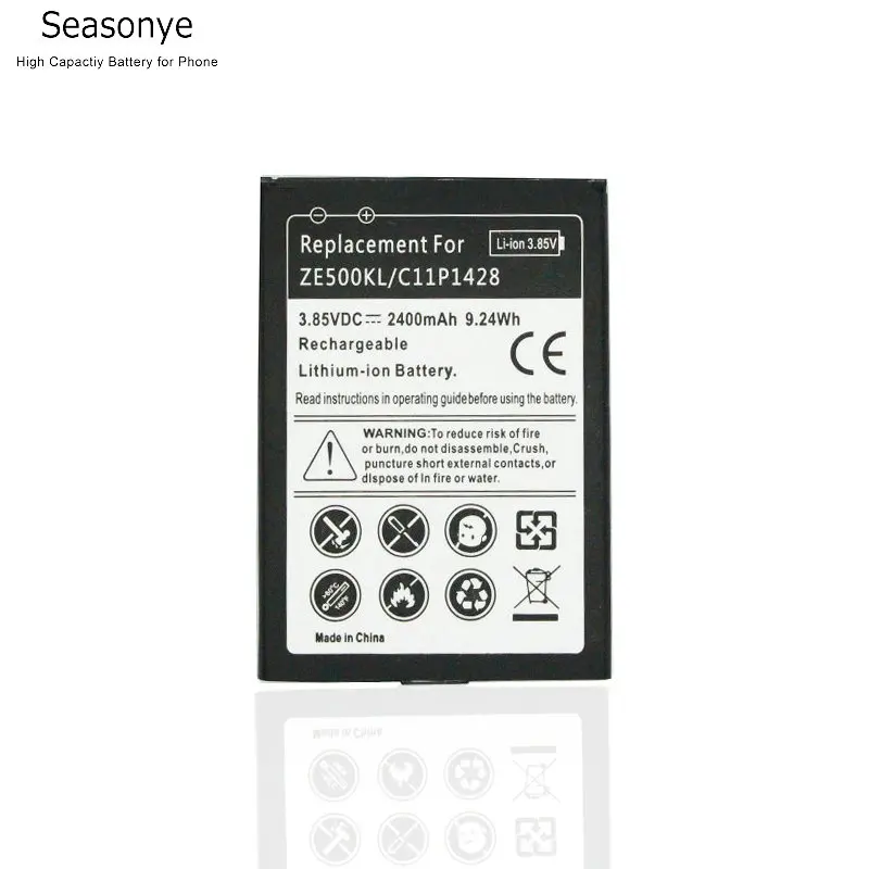 Seasonye 1x 2400mAh / 9.24 Wh C11P1428 Batteri Til Asus Zenfone 2 Zenfone2 Laser ZE500KL ZE500KG + Tracking Kode