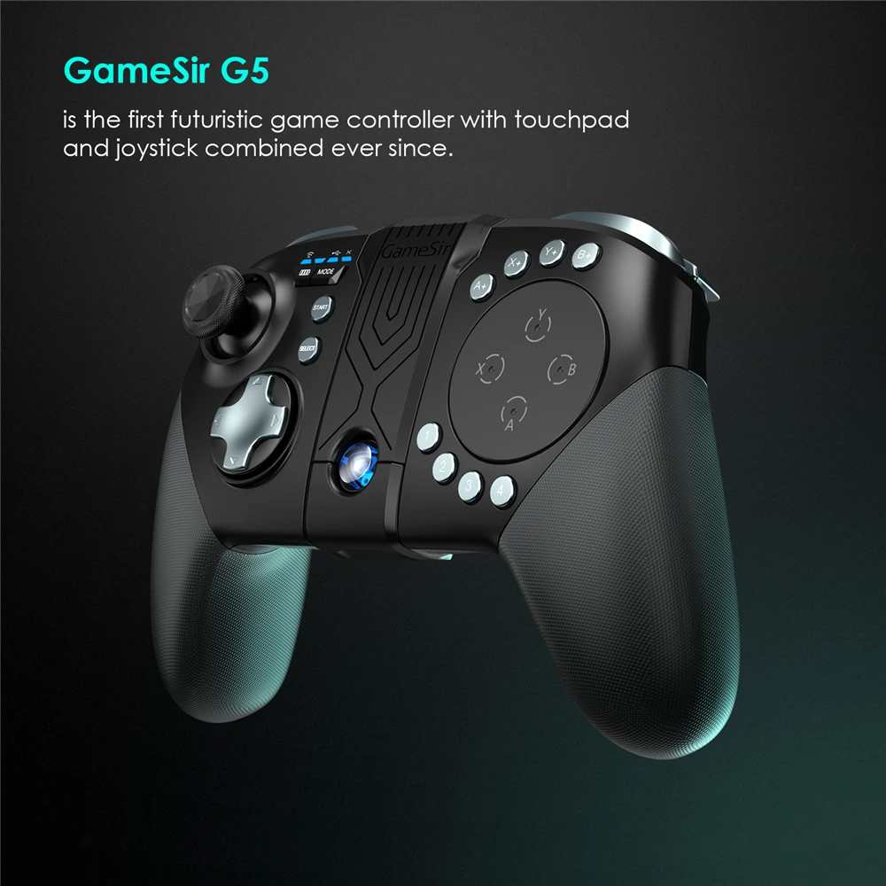 GameSir G5 Trådløse Bluetooth-Spil Controller Gamepad med Trackpad for Android Mobiltelefon Spil FPS MOBA