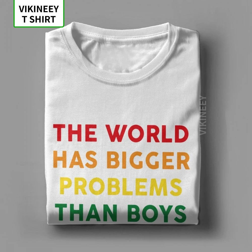Større Problemer T-Shirt til Mænd Gay Pride Lesbiske Biseksuelle LGBT-Regnbuen LGBTQ Tee Shirt med O-Hals Bomuld, Toppe, T-Shirt
