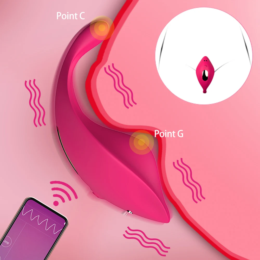 12Speed Vibrerende Trusser App Remote Panties Vibrator Sex Legetøj Til Par, Kvinder Silikone, Vandtæt G-Spot Klitoris Stimulator