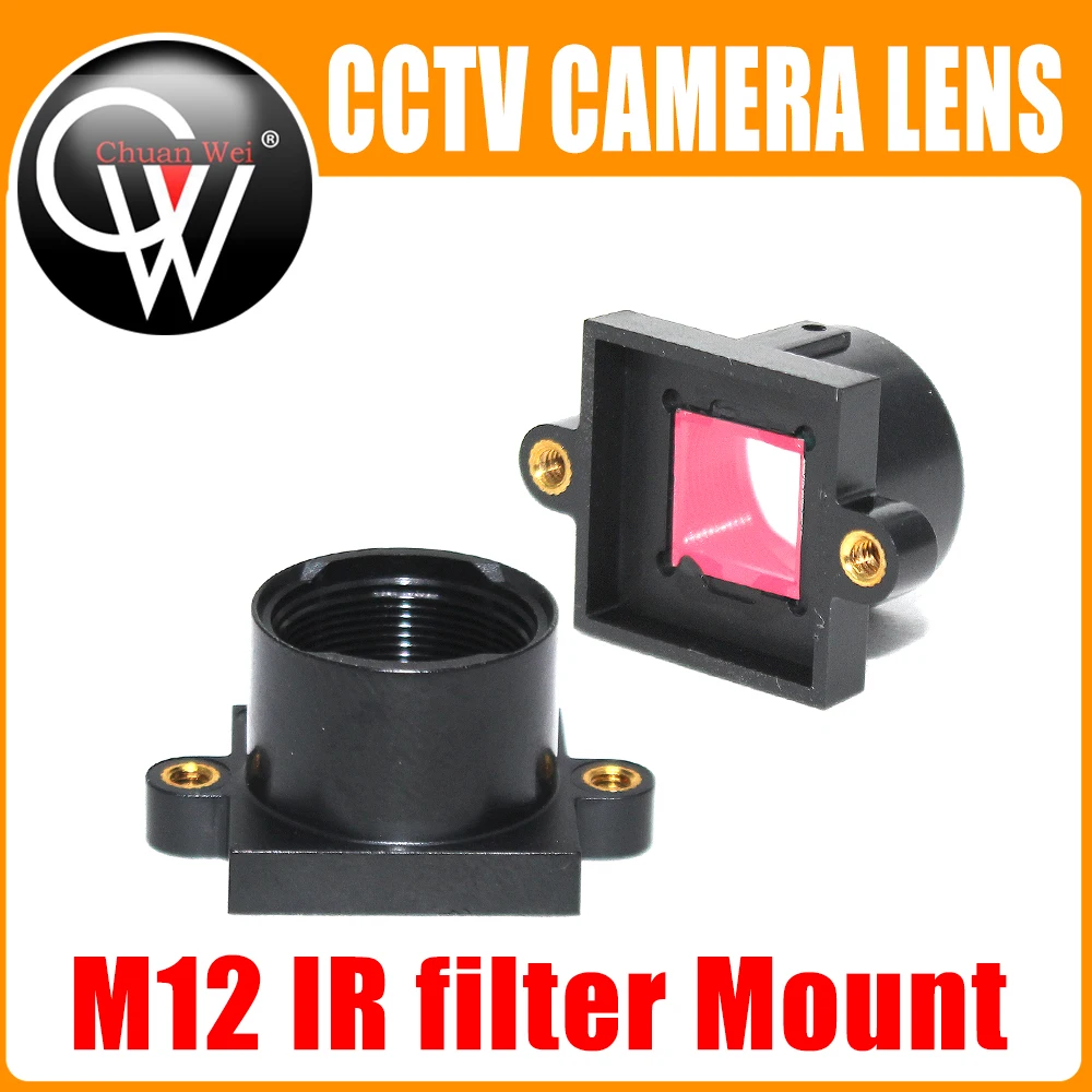 100pcs/masse M12-Bajonet MTV CCTV Sikkerhed Kamera m12 Linse Holderen med IR650nm filter