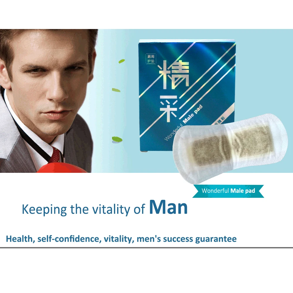 20 stk/ 10 pakker Kinesiske urter Prostatic Mand Pad trusseindlæg til Mandlige Kronisk prostatitis prostata slappe af seksuel dysfunktion