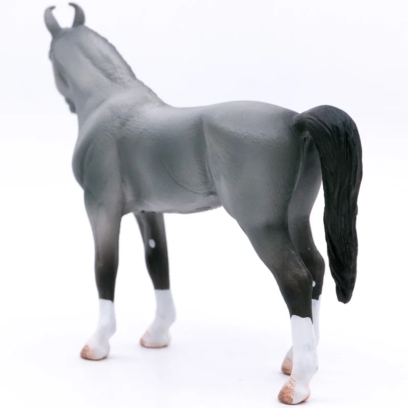 CollectA Hest Land Farm Animal Marwari Hingst Grå 1:20 Skala Plast Simulering Legetøj Figur #88877