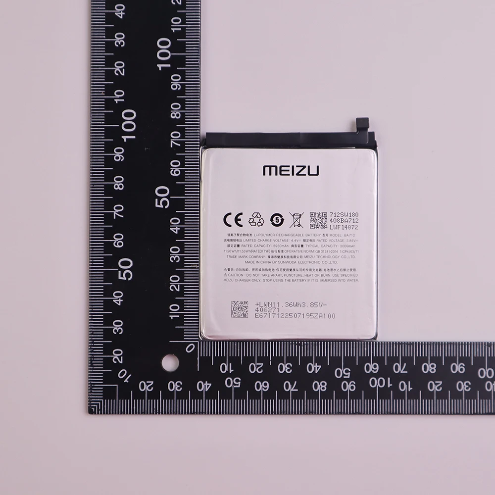 Meizu Oprindelige 3000mAh BA712 Batteri Til MEIZU M6s Meilan S6 Mblu S6 M712Q/M/C M712H Mobiltelefon Batterier+Gratis værktøjer