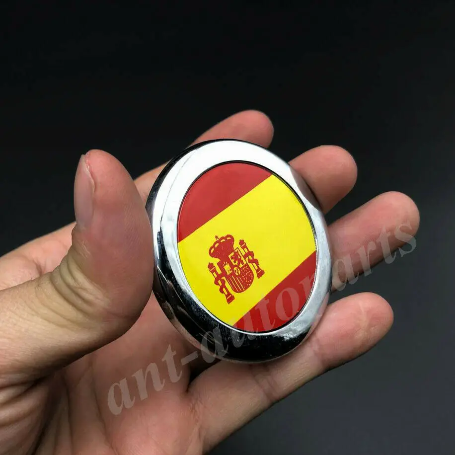 3D Metal Spanien spansk Flag Bil Logo Badge Motorcykel Mærkater Mærkat Fairing