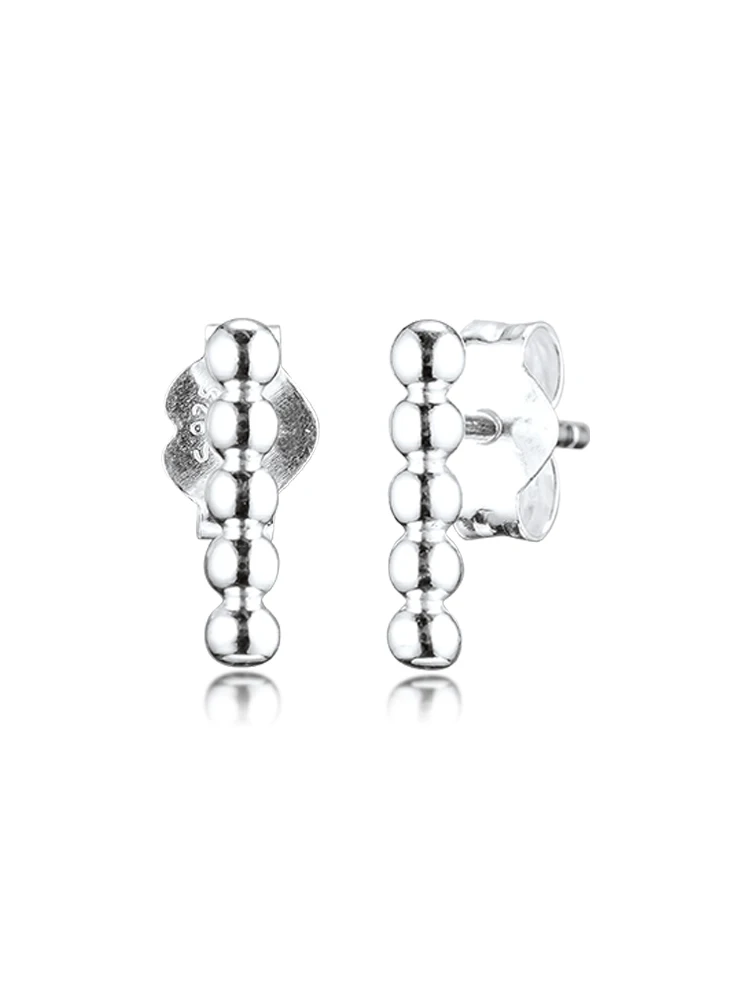 Række af Perler, Øreringe af 925 Sterling Sølv Smykker For Kvinden Gøre op Mode Kvindelige Øreringe Party Smykker Engros