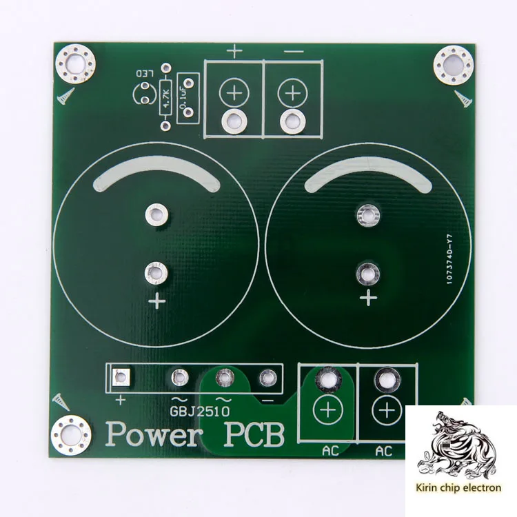 5PCS/MASSE tomme bord. PCB enkelt forstærker enkelt bro ensretter filter power supply board (35mm kondensator bit 2)