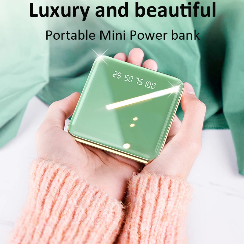 20000mAh Bærbare Mini-Power Bank LED Digitalt Display, Hurtig Opladning Powerbank Ekstern Batteri Pack Poverbank til Mobiltelefoner