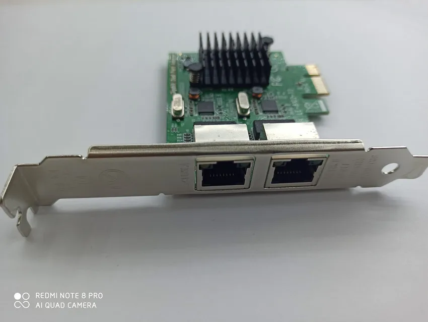 SOUPEI 2 PCIE Port Gigabit Netværkskort PCI-e X1 til RJ45 Adapter selvtilpassende til 10M/100M/1000M Netværk Transmission