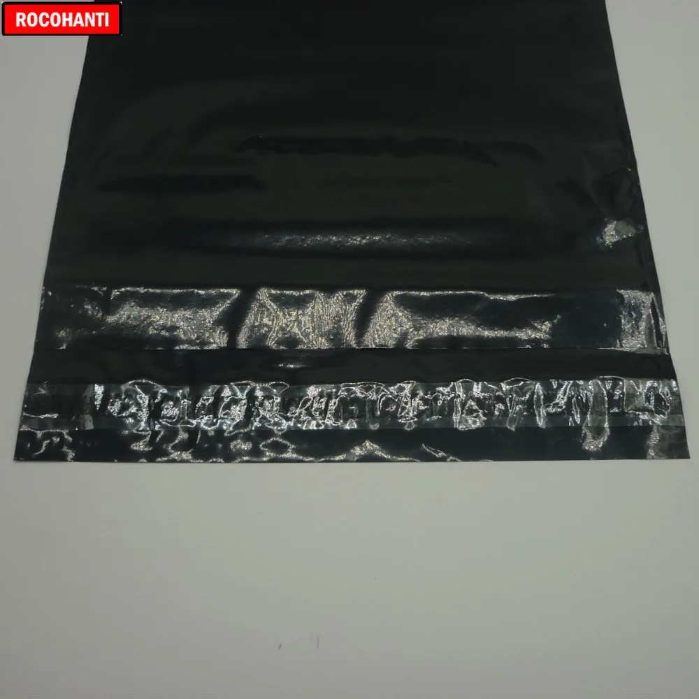 100x Brugerdefinerede Trykt Plast Mail Taske bæreposer Blank Sort Farve Poly Mailer gaveposer Med Dit Eget Logo