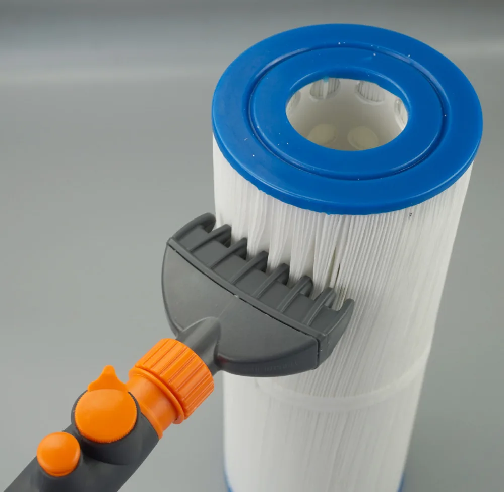 Filter Jet-Cleaner til Swimmingpool, Spabad og Spa-Vand Wand Patron håndholdt rensebørste
