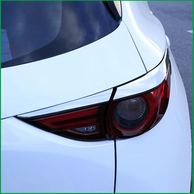 Tilbehør af Høj Kvalitet Bageste baglygte Lampe Strip Dække Trim FOR Mazda CX5 CX-5 2017 2018 back Light frame stick Car-styling
