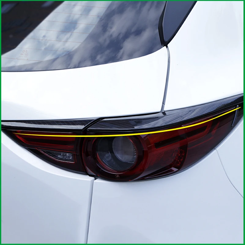 Tilbehør af Høj Kvalitet Bageste baglygte Lampe Strip Dække Trim FOR Mazda CX5 CX-5 2017 2018 back Light frame stick Car-styling