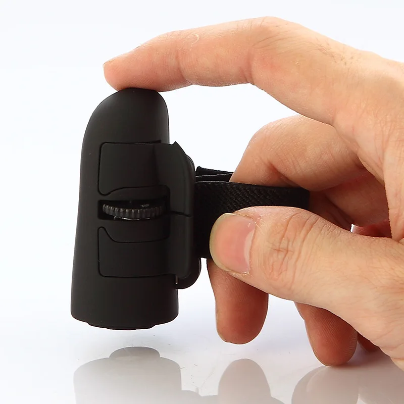 Finger Mus Trådløse Mini-USB-Mus Finger Ring Optisk Bærbar Mause 1600dpi Plug&Play Håndholdt Mus