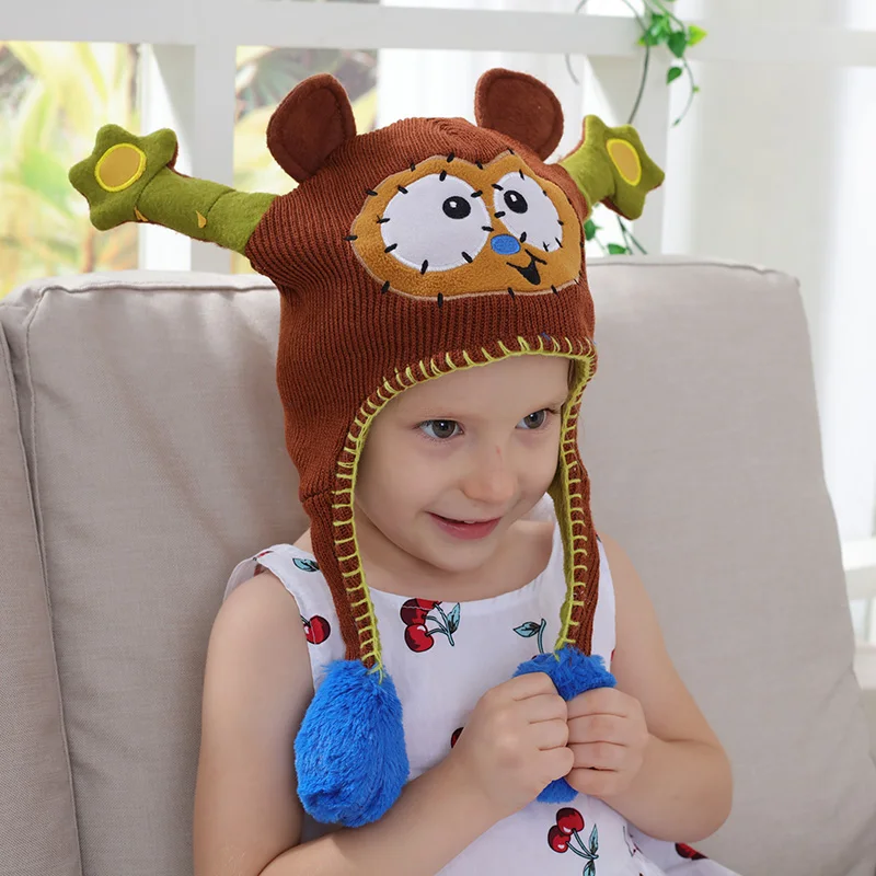 Magic Baby Hat Legetøj Til Børn, Dyr Monster Action Bonnet Elf Spædbarn Morsomme Toy Hatte Børn Julegave