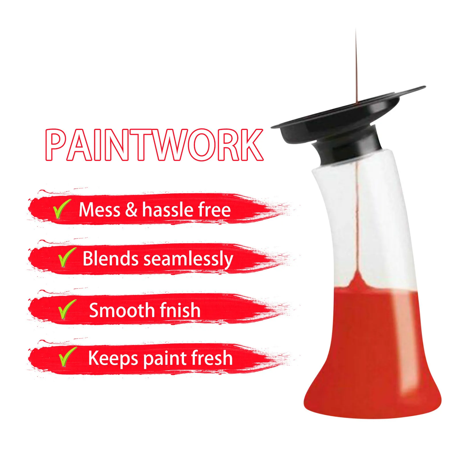 Rulle Maling Mate Børstevalse Reparation Spray Paint Brush Vægmaleri Artefakt Multifunktionel Væg Dekorative Hjem Pak Værktøj