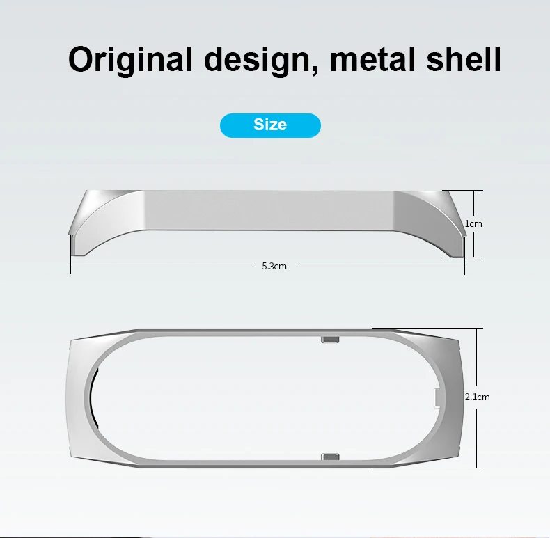 Strop Til Xiaomi Mi-Band 5 Håndled Metal Armbånd Skrueløs Rustfrit Stål MIband for Mi Band 5 Rem Armbånd Accessor
