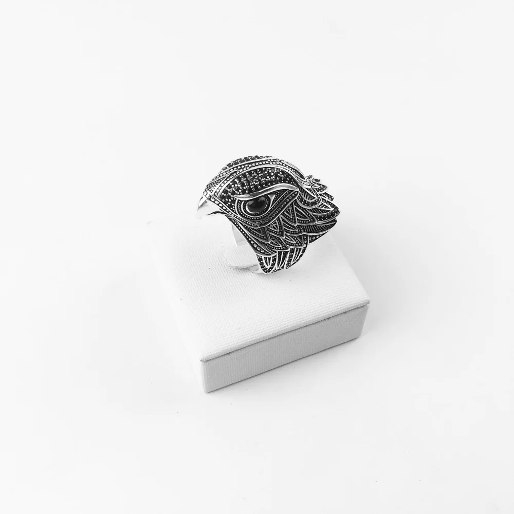 Cocktail Ring Elegante Falcon, 925 Sterling Sølv Gave til Kvinder Mand,Europa Engros Pris,2018 Fine Smykker
