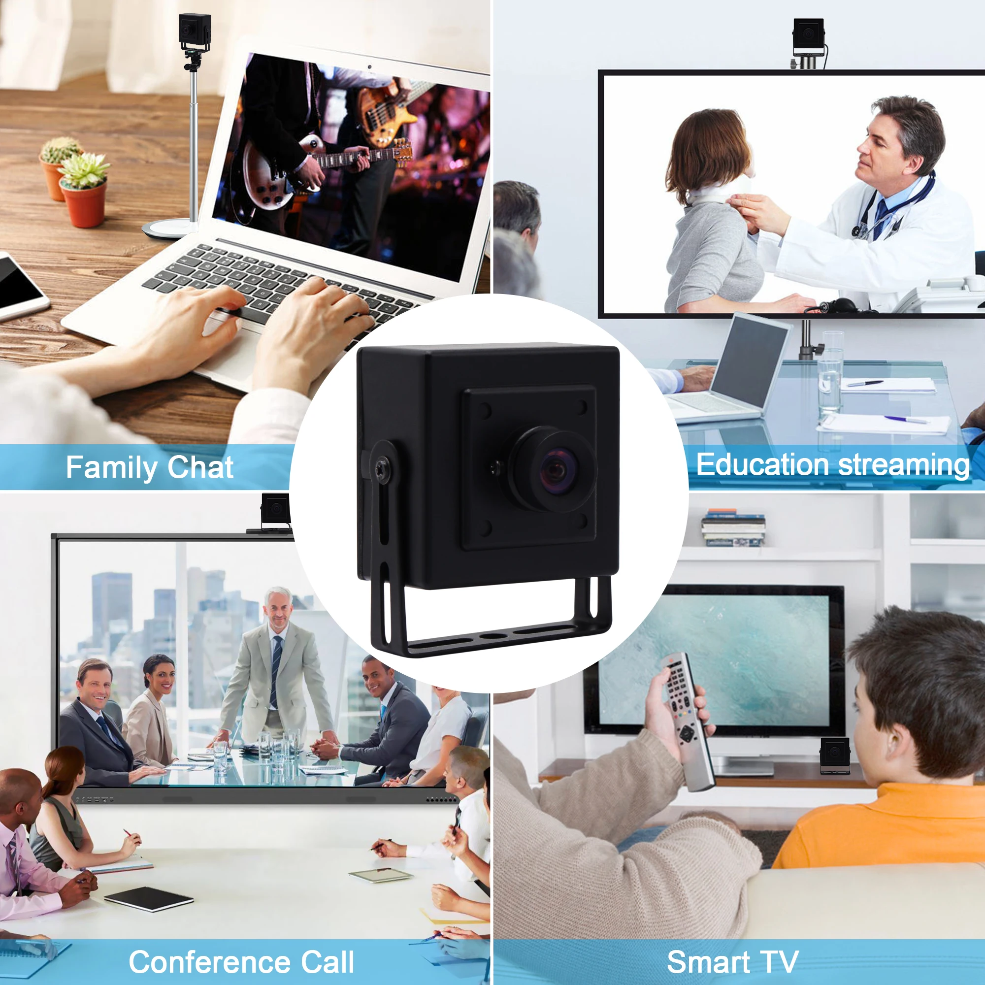 4K USB Webcam Bred vinkel 110 grader Uden Forvrængning, Høj Hastighed MJPEG 30fps Sony IMX415 Machine Vision USB-Webcam-Kamera til at Scanne