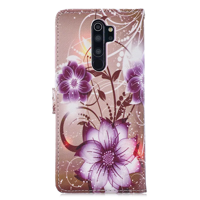 Blomst i Læder Tegnebog Case For Xiaomi Redmi 9A 9C 9 8 6A 7A 8A Flip Cover Til Redmi Bemærk 9S 8T 6 7 8 9 Pro Tilfælde Shell Butterfly
