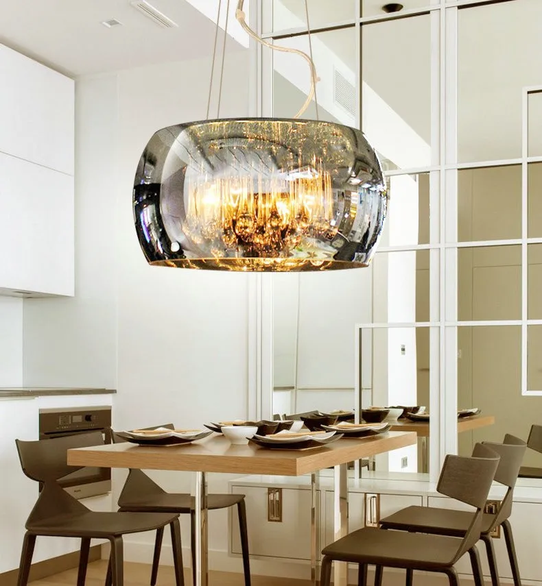Moderne Krystal Restaurant Foyer Led Lysekrone Hjem Dekoration Loft Armatur Bar Og Butik Hanglamp Nordiske lampe