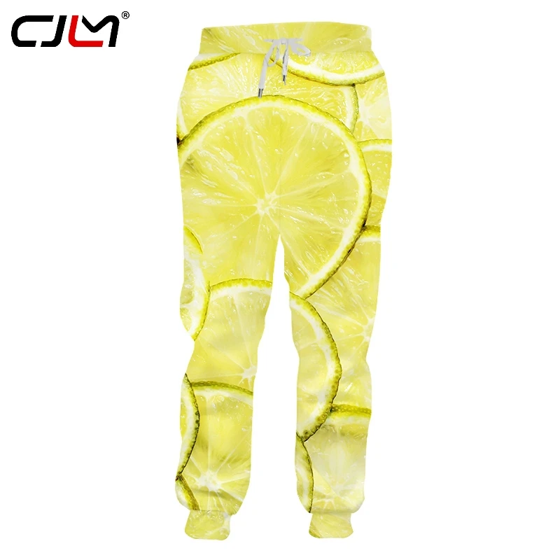CJLM Mænd ' s Nye, Cool Dropshipping Sweatpants 3D Printet Kreative Kreative citron Syning Cool Tøj Man Spandex Bukser