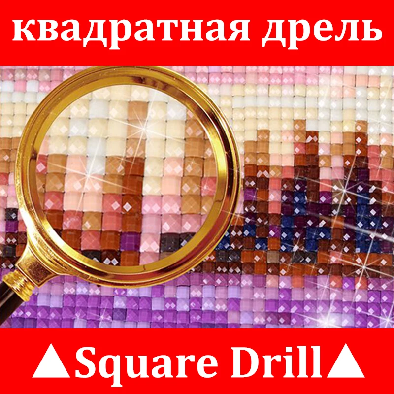 5D DIY Diamant Maleri Diy-Pladsen Fuld Diamant Broderi Abstrakte Skønhed Wolf Rhinestones Cross Stitch Mosaik Kunsthåndværk KBL