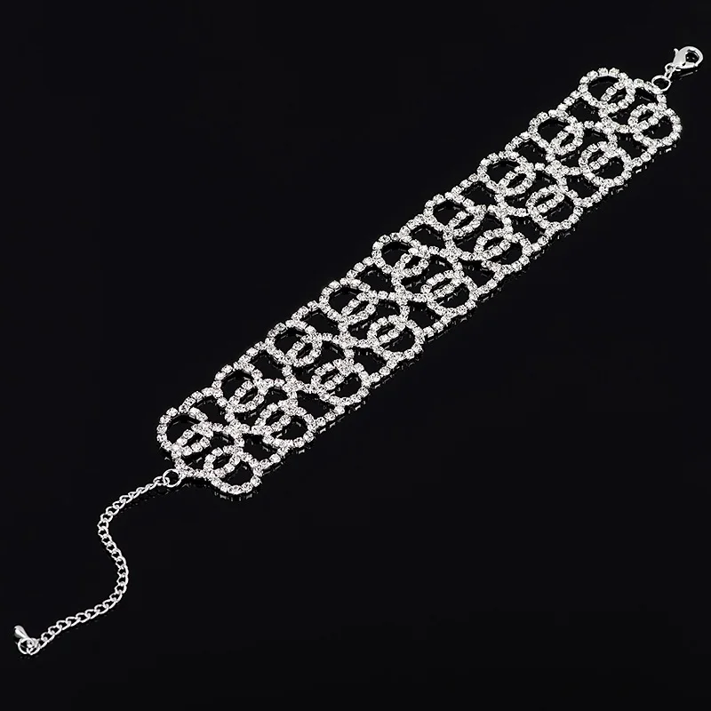 YFJEWE Crystal Europa Mode Klassisk Kæde Link Armbånd Geometri Kvinder Charme Party Armbånd &Armbånd B205