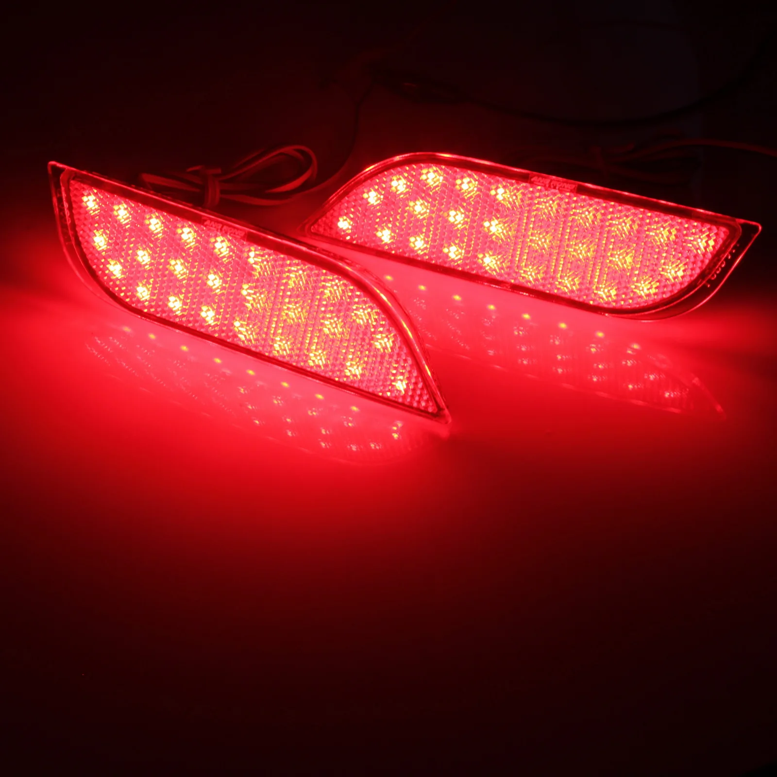 ANGRONG 2x LED Bageste Kofanger Reflektor Hale Stop Bremse Lys For Subaru XV Arv Exiga Levorg